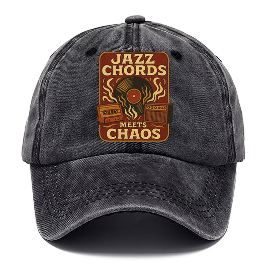 Jazz chords with hyperpop energy - "Jazz Meets Chaos" - unexpected fusion - Classic Cap - Graphite
