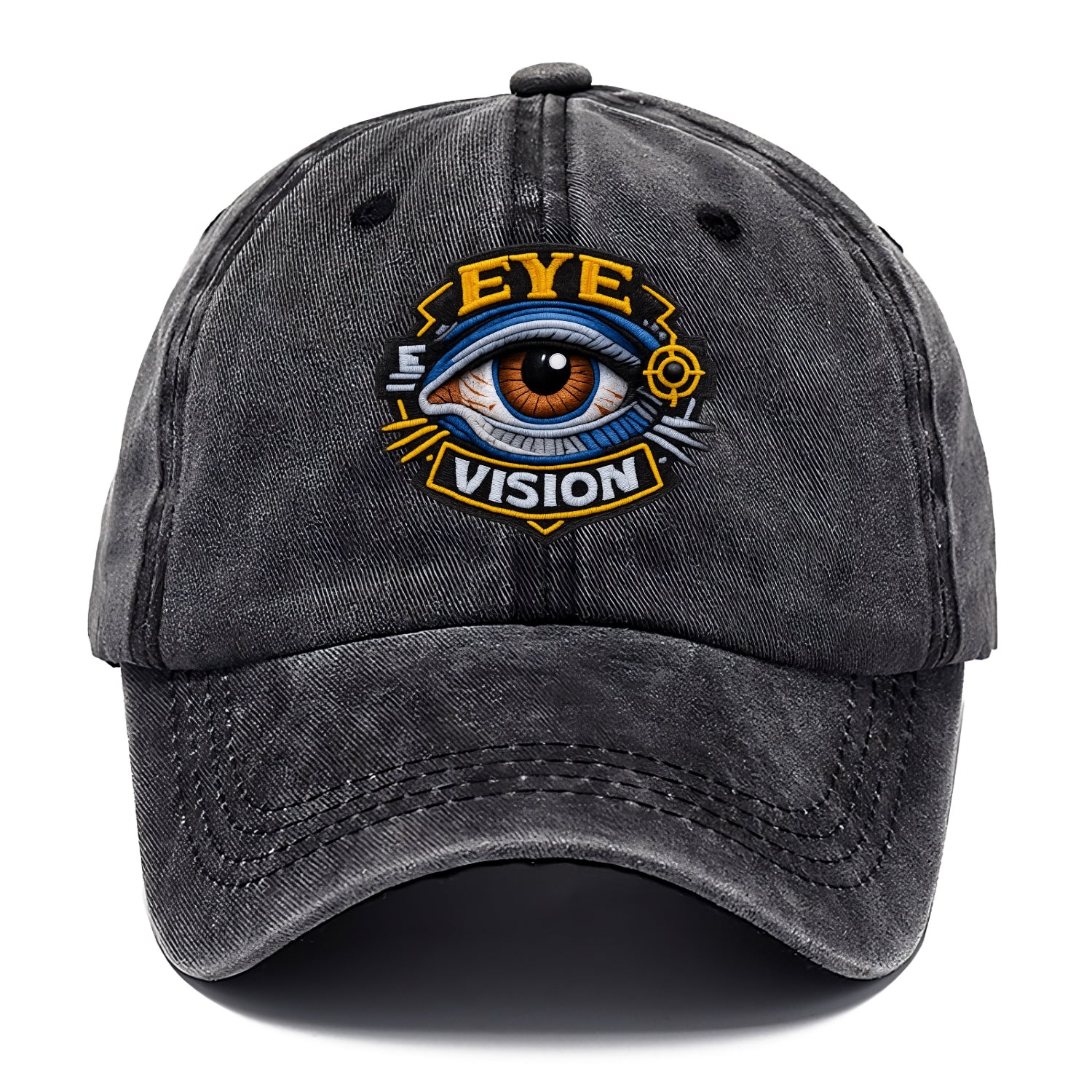 EYE VISION - anatomical eye in blue and brown , optometry - Classic Cap - Graphite