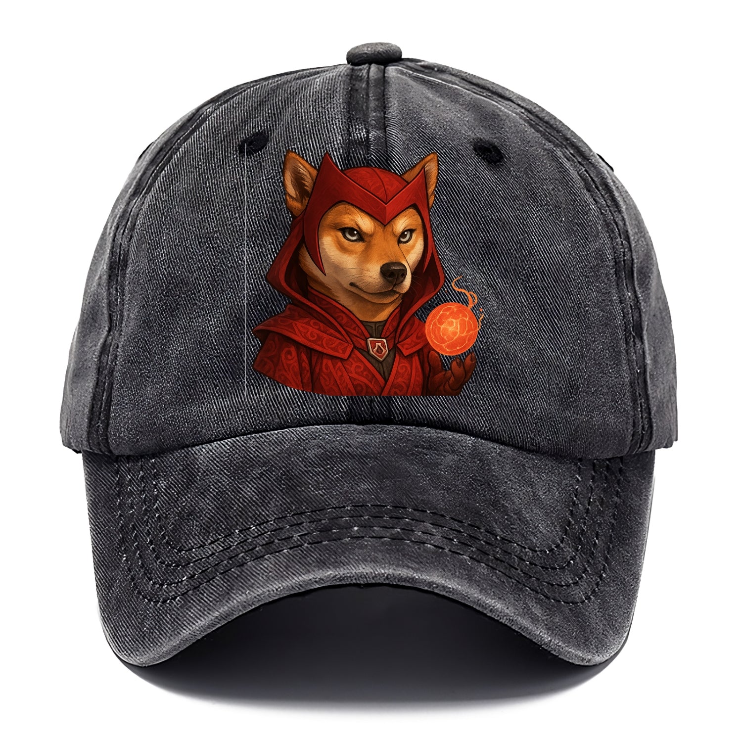 Shiba Inu Scarlet Witch  - Classic Cap - Graphite