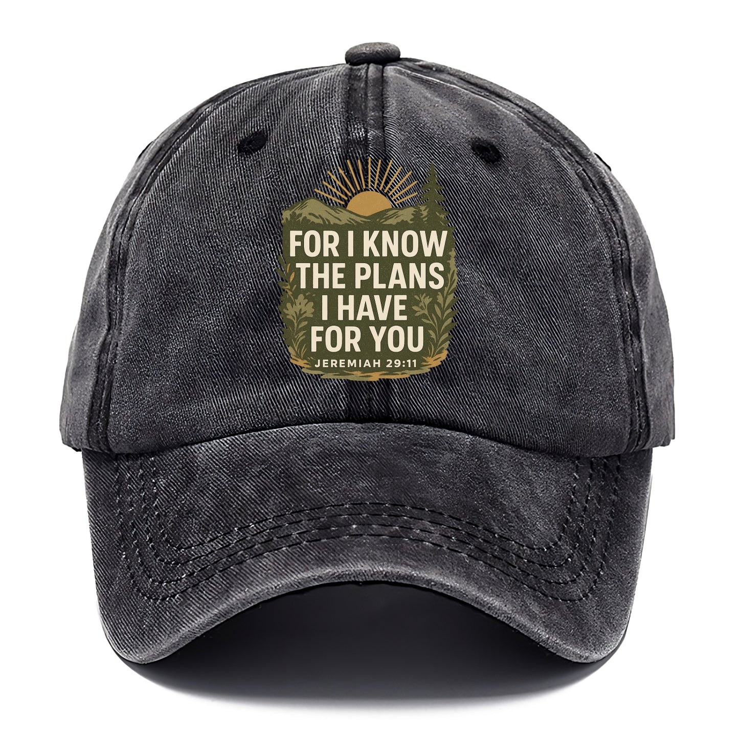 Jeremiah 29:11 Sunrise - Classic Cap - Graphite