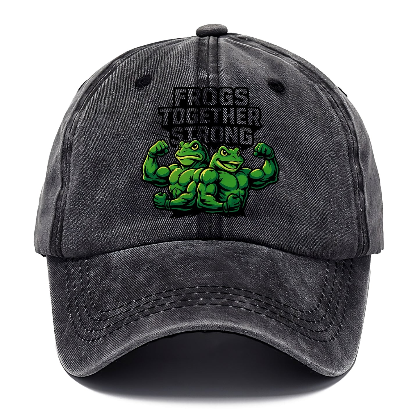 Frogs Together Strong - Classic Cap - Graphite