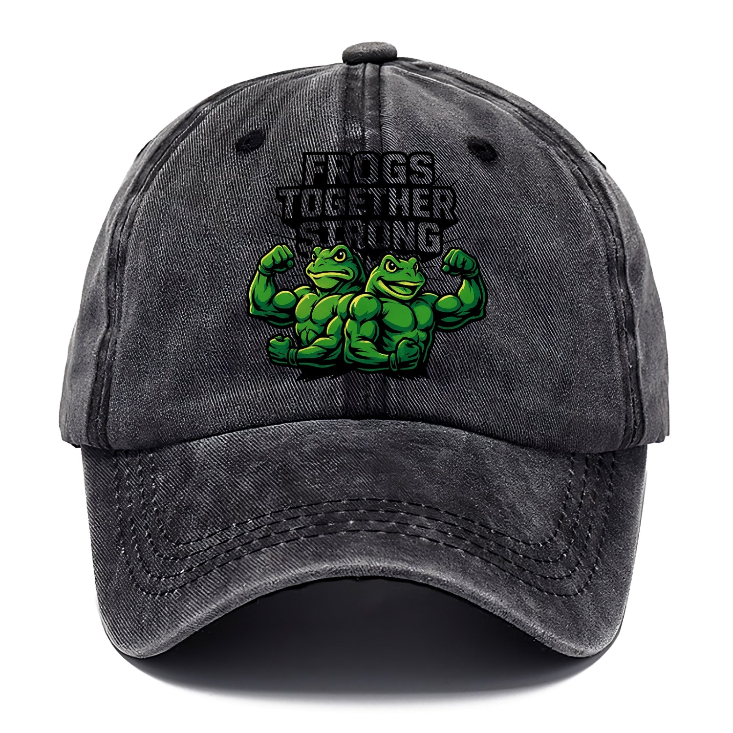 Frogs Together Strong - Classic Cap - Graphite