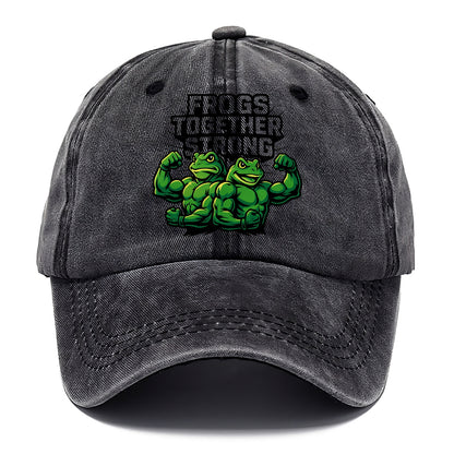 Frogs Together Strong - Classic Cap - Graphite