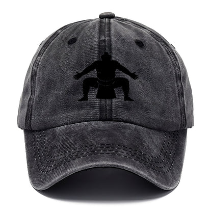 Japanese sumo wrestler ceremonial stance - Classic Cap - Graphite