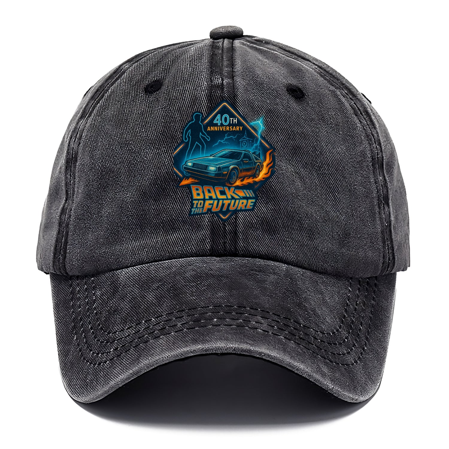 Back To The Future 40th Anniversary 2 - Classic Cap - Graphite