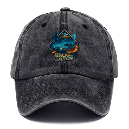 Back To The Future 40th Anniversary 2 - Classic Cap - Graphite