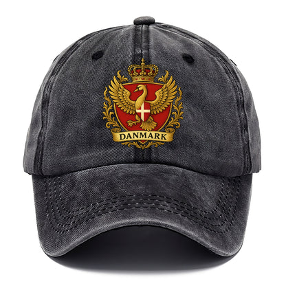 Denmark Heritage Badge  - Classic Cap - Graphite