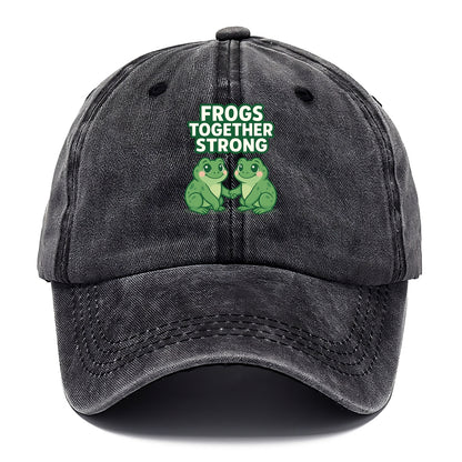 Frogs Together Strong 2 - Classic Cap - Graphite