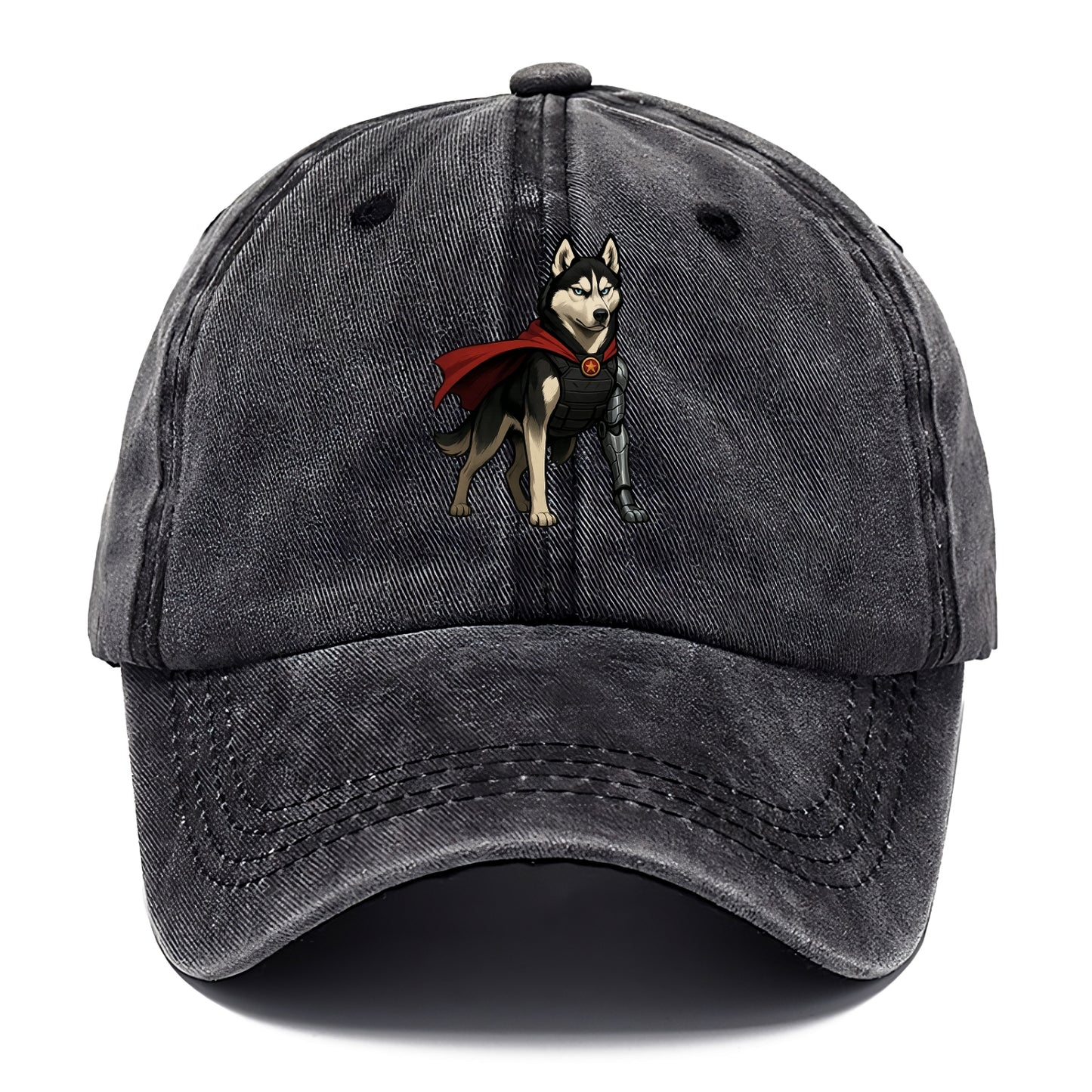 Siberian Husky Winter Soldier  - Classic Cap - Graphite