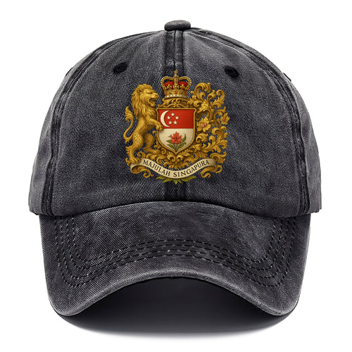 Singapore Merlion Emblem  - Classic Cap