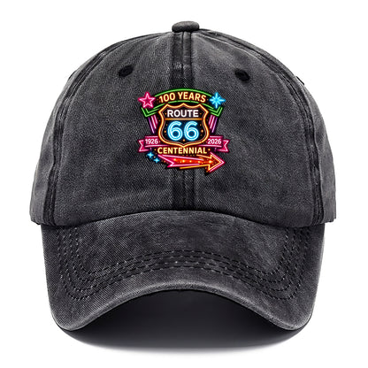 CENTENNIAL BADGE | 100 Years celebration emblem | 1926-2026 dates | Anniversary crest - Classic Cap - Graphite