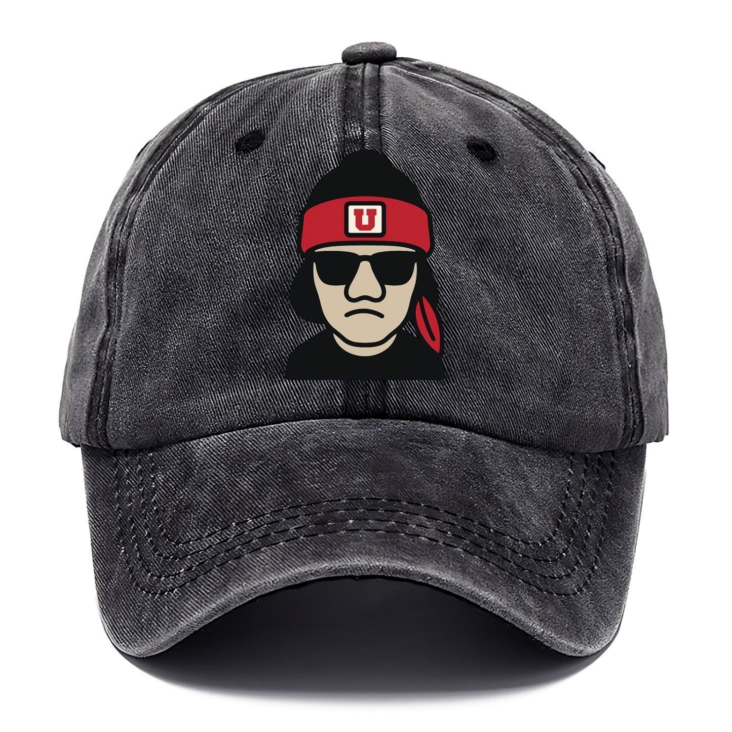 Salt Lake Ute wearing Utah beanie with U patch - Classic Cap - Graphite
