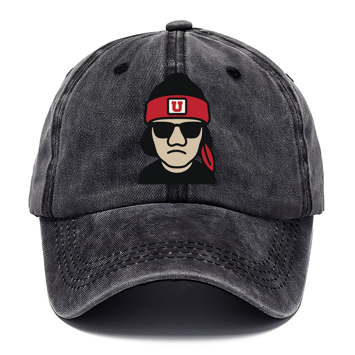 Salt Lake Ute wearing Utah beanie with U patch - Classic Cap - Graphite