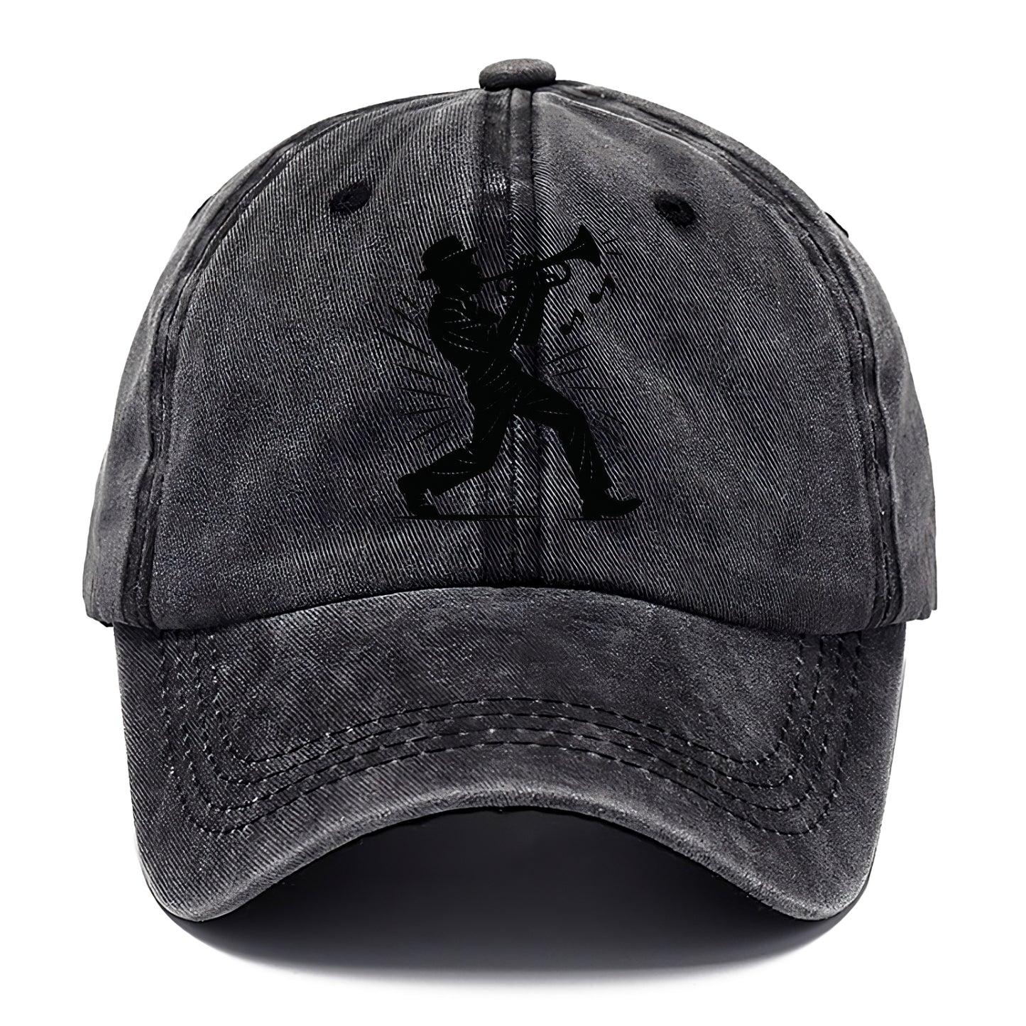 New Orleans jazz musician street corner - Classic Cap - Graphite