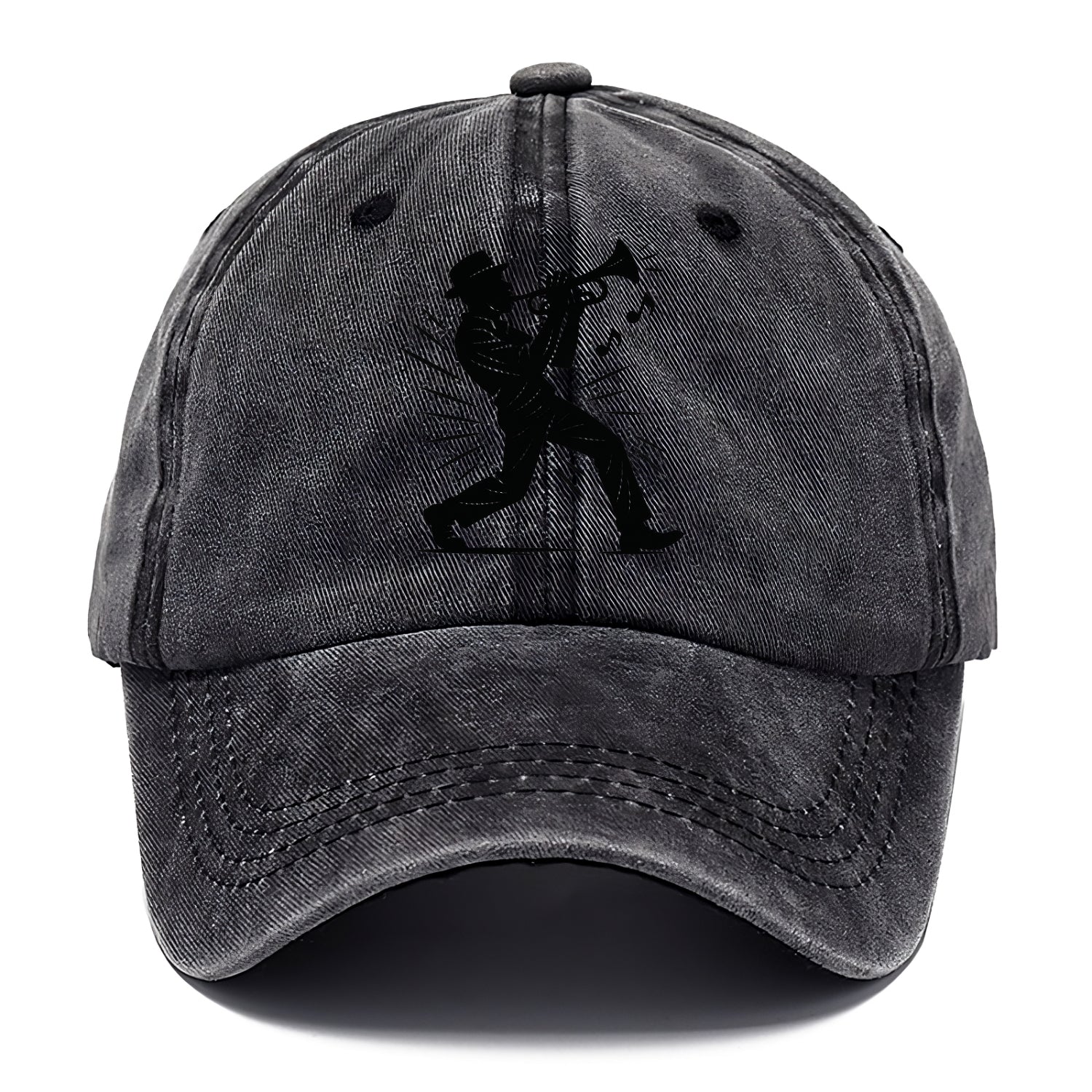 New Orleans jazz musician street corner - Classic Cap - Graphite