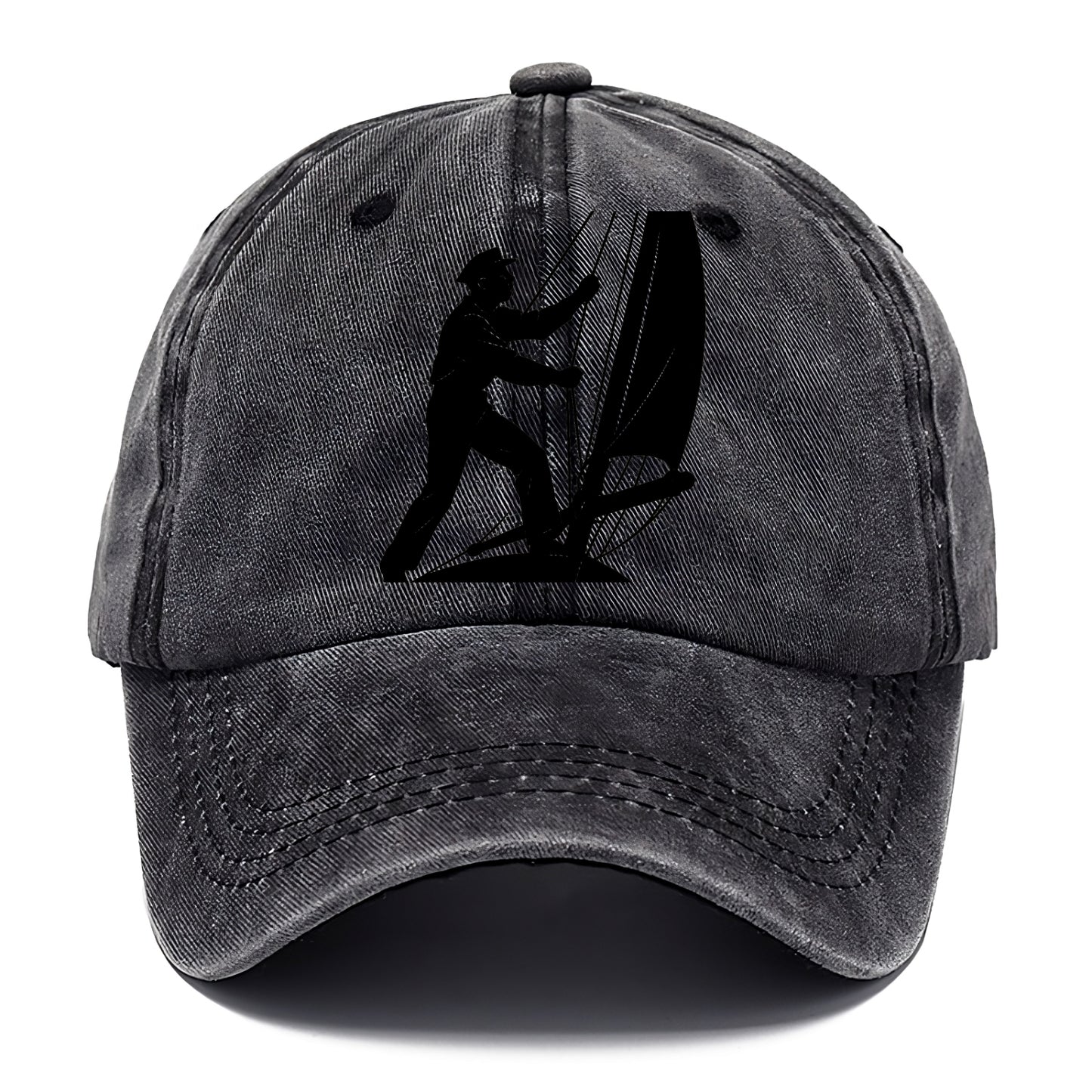 Sailor adjusting the boom on a sailboat - Classic Cap - Graphite