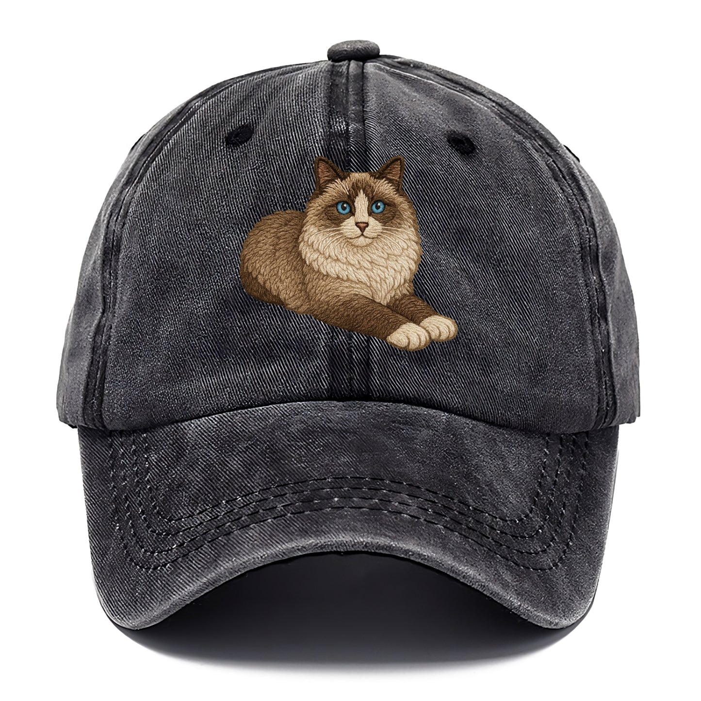 Ragdoll  relaxed lying down with head up Classic Cap - Graphite