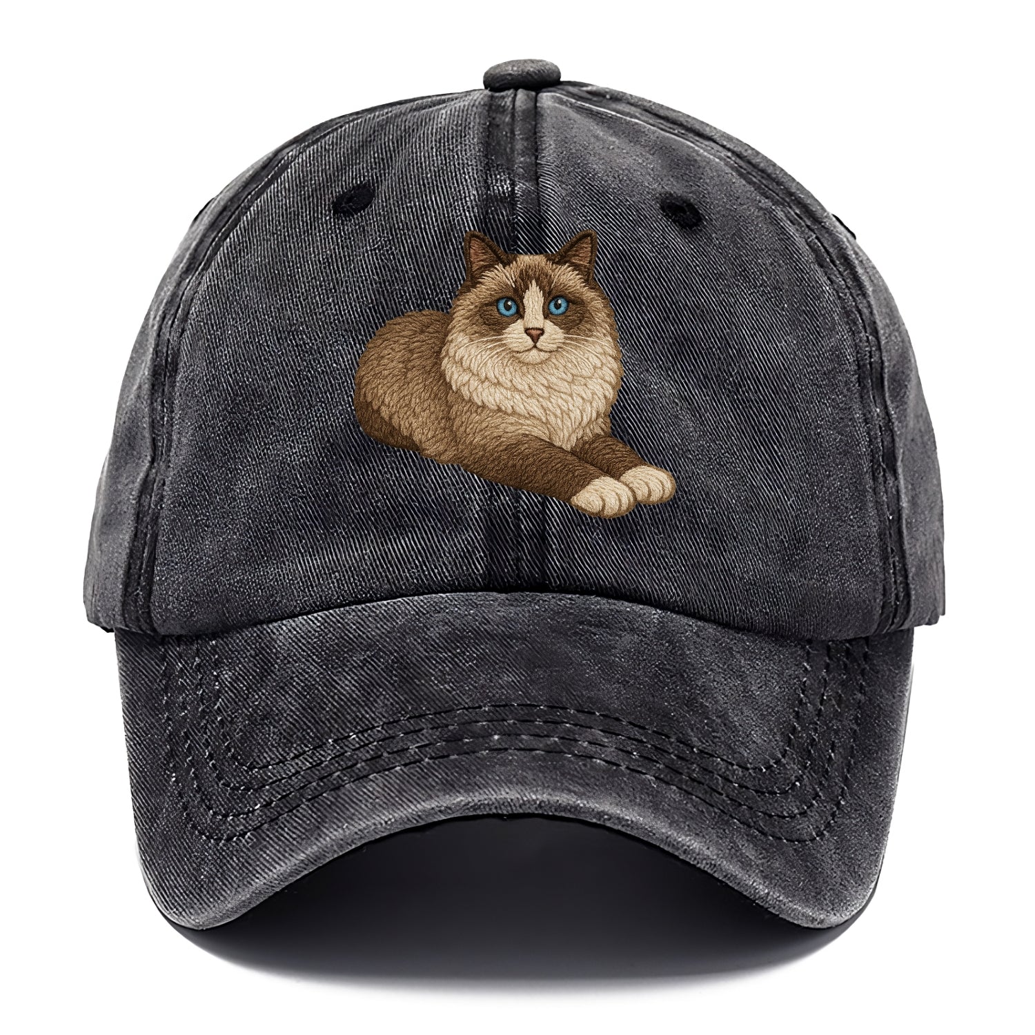 Ragdoll  relaxed lying down with head up Classic Cap - Graphite