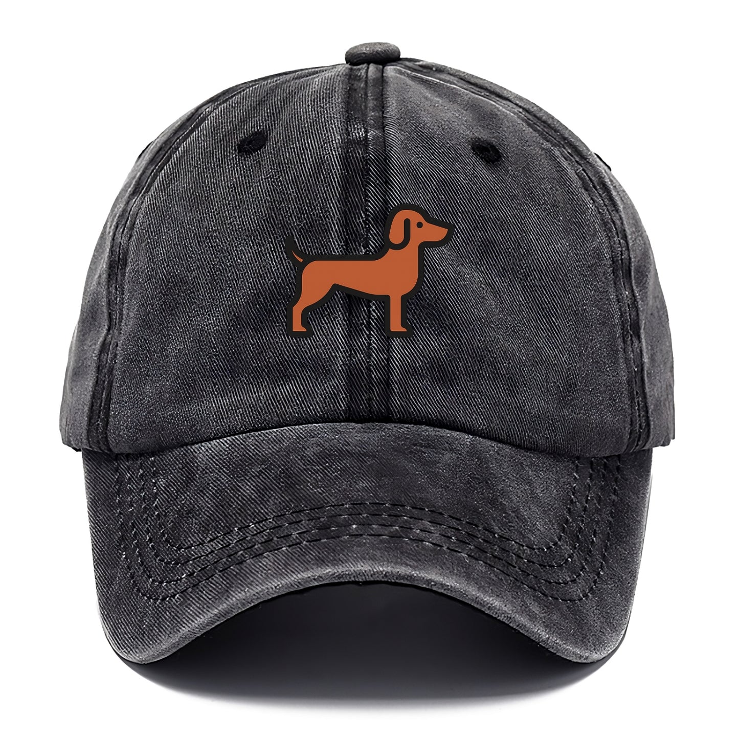 Vizsla - Rust colored flat side profile - Classic Cap - Graphite