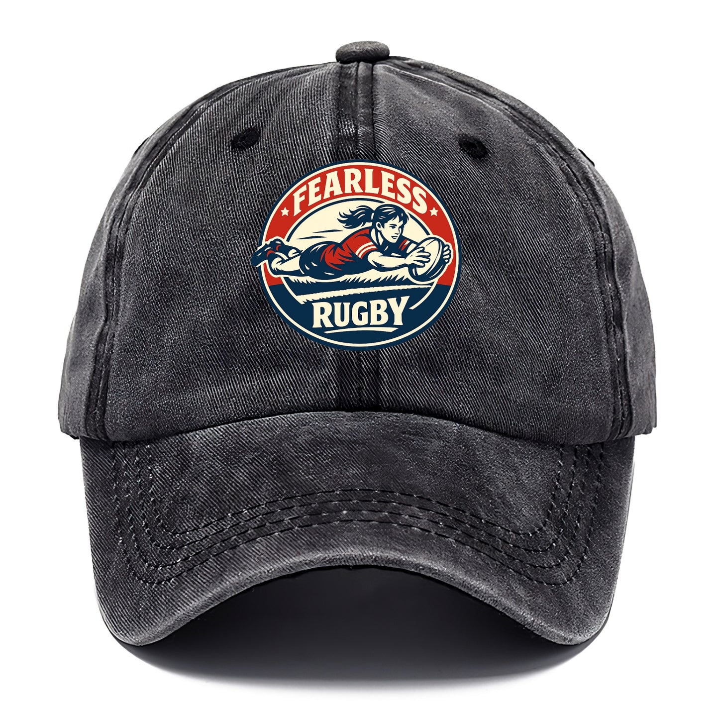 Fearless Try Scorer Emblem - Classic Cap - Graphite