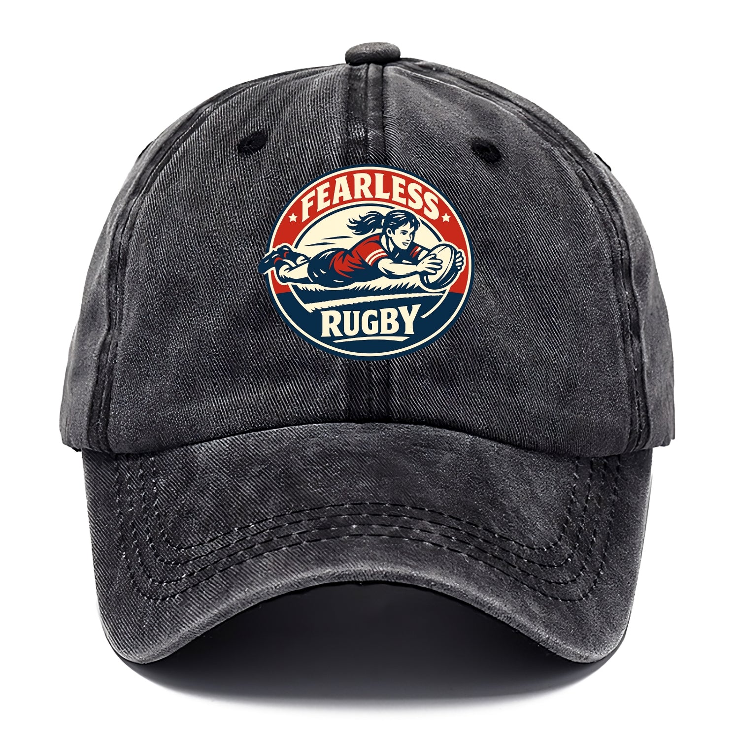 Fearless Try Scorer Emblem - Classic Cap - Graphite