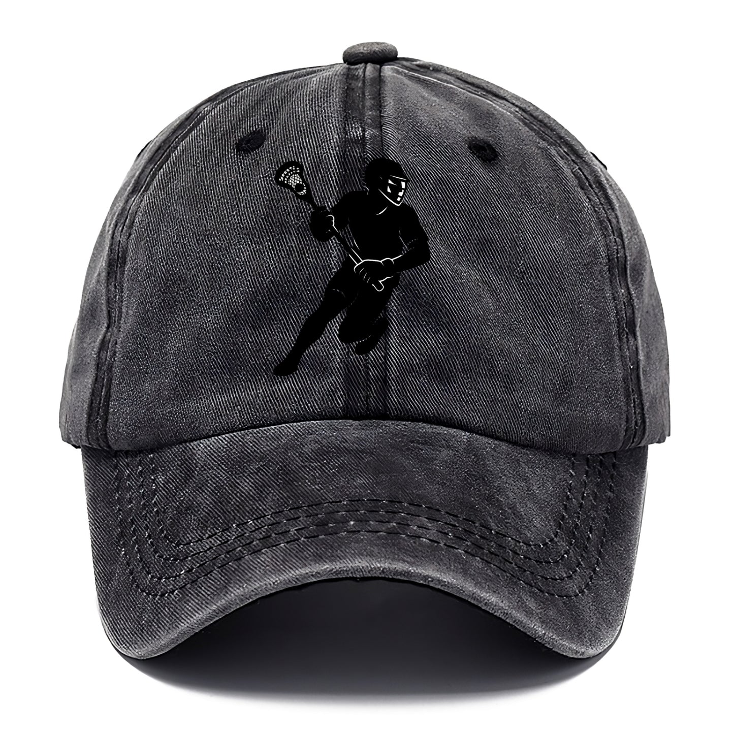 Lacrosse player cradling stick - Classic Cap - Graphite