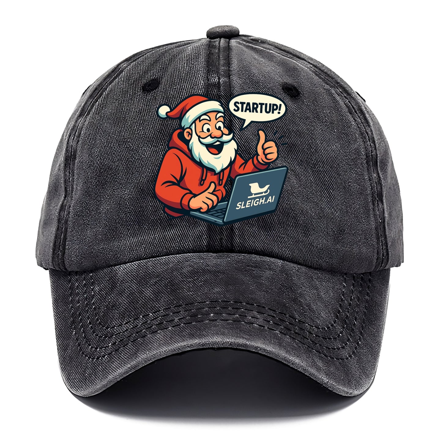 Santa Tech Startup CEO - Classic Cap - Graphite