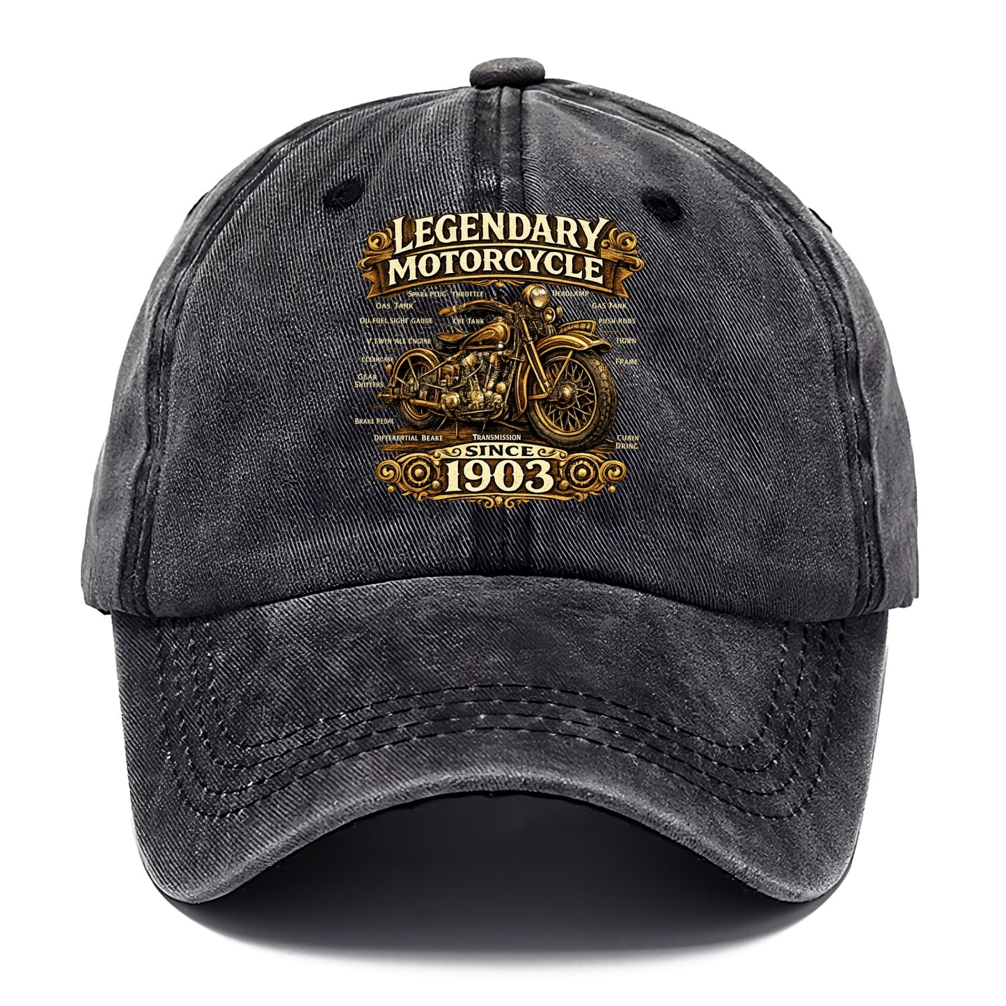 Legendary Motorcycle 1903 - Classic Cap - Graphite
