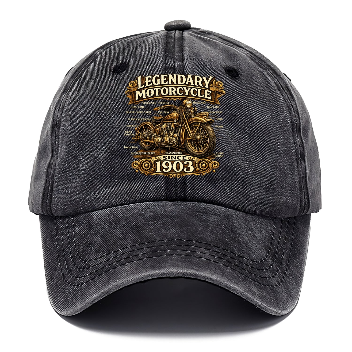 Legendary Motorcycle 1903 - Classic Cap - Graphite