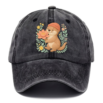 Peach Otter - Classic Cap - Graphite