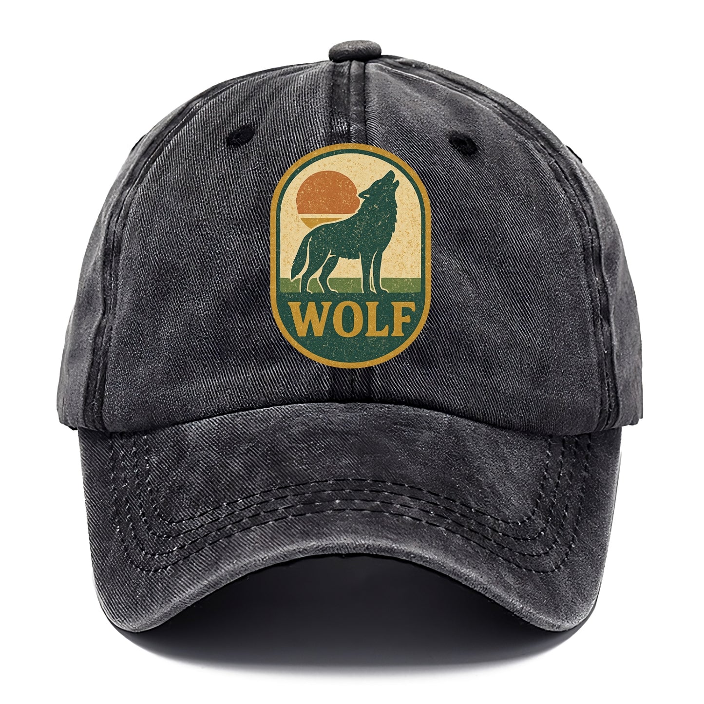 Carbon Fiber Wolf  - Classic Cap - Graphite
