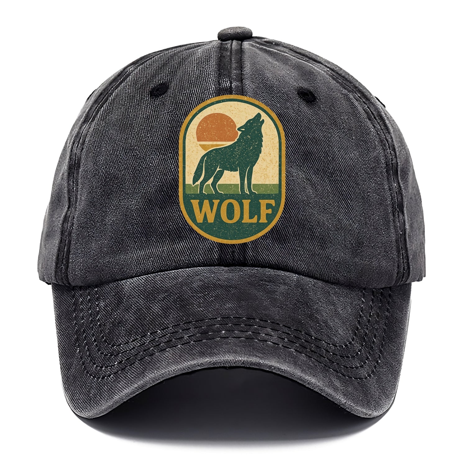 Carbon Fiber Wolf  - Classic Cap - Graphite