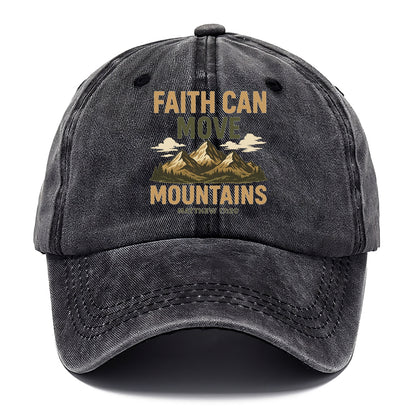 Matthew 17:20 Mountains - Classic Cap - Graphite
