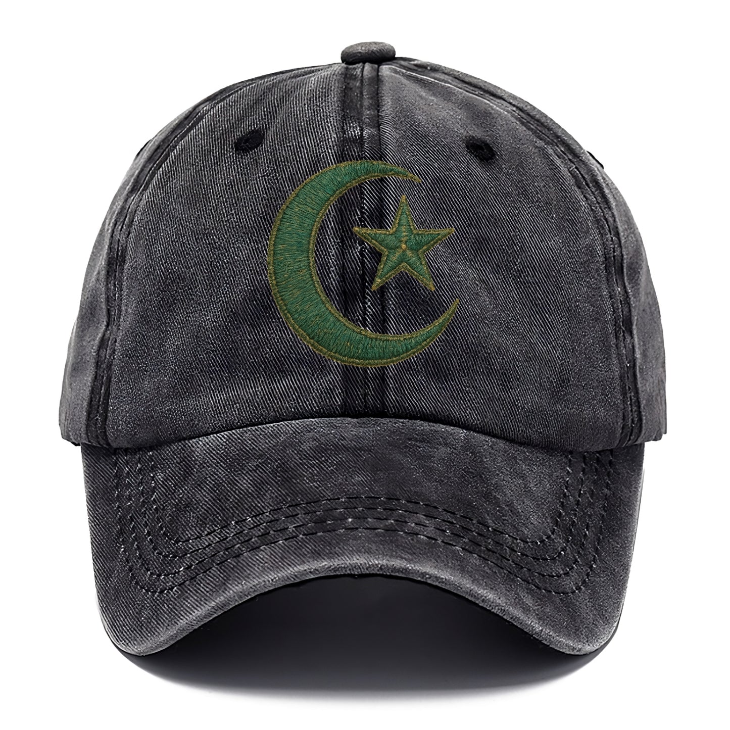 Crescent Moon and Star - Classic Cap - Graphite