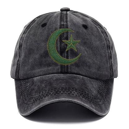 Crescent Moon and Star - Classic Cap - Graphite