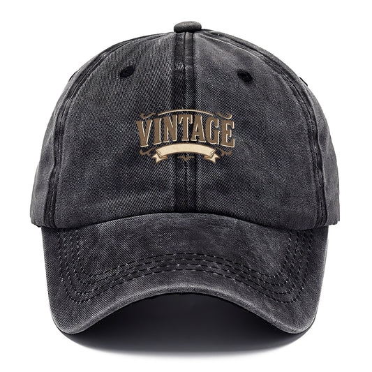Bold typography design - "CENTERED" - aligned, focused, balanced within - Classic Cap - Graphite