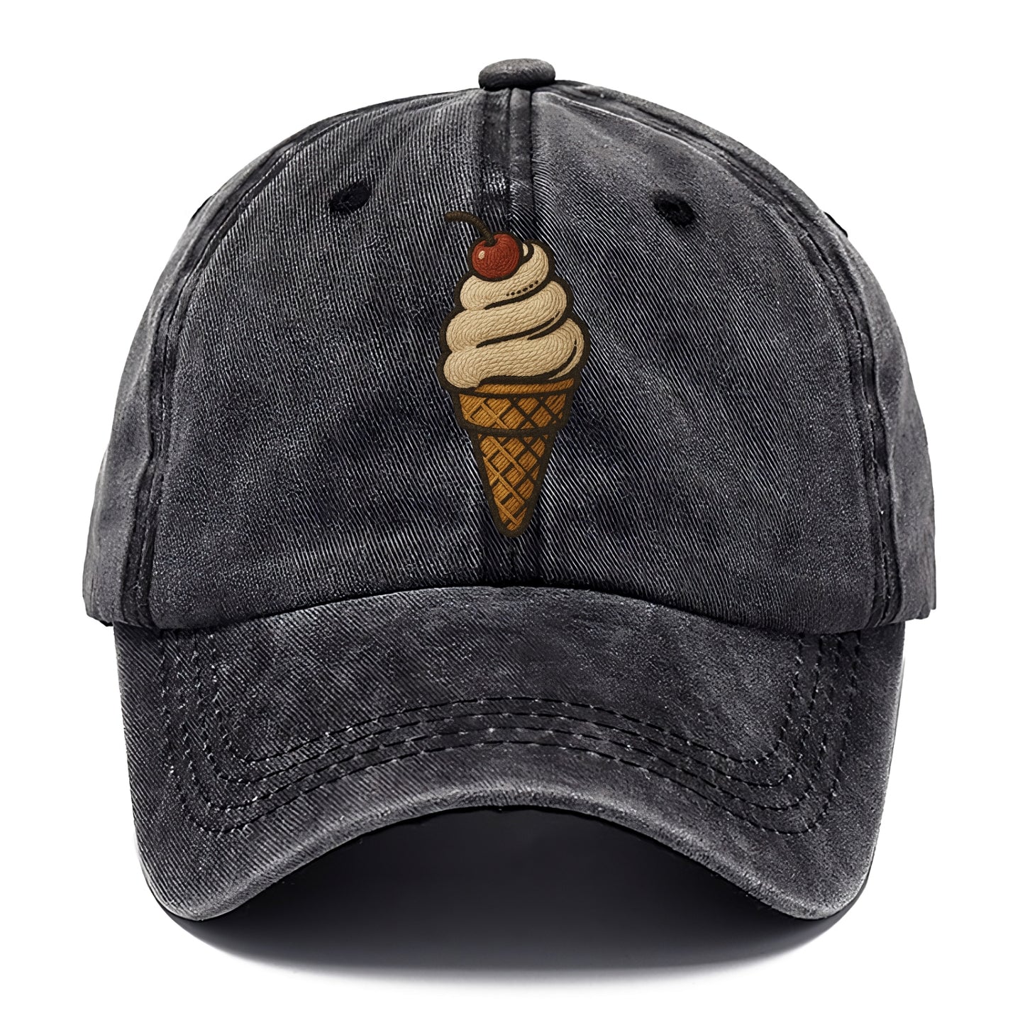 Ice Cream Cone  - Classic Cap - Graphite