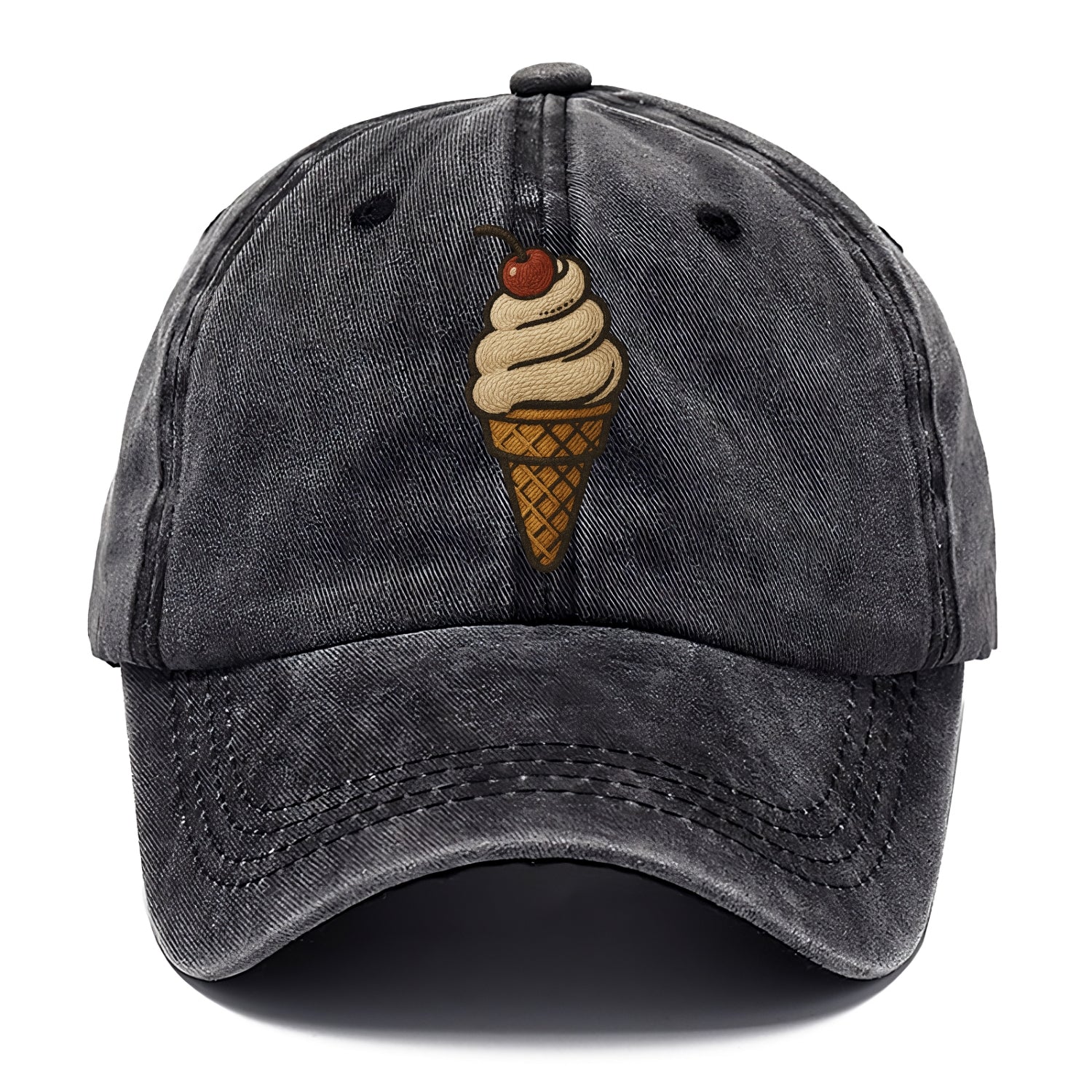 Ice Cream Cone  - Classic Cap - Graphite