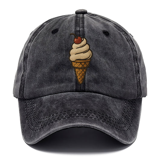 Ice Cream Cone  - Classic Cap - Graphite