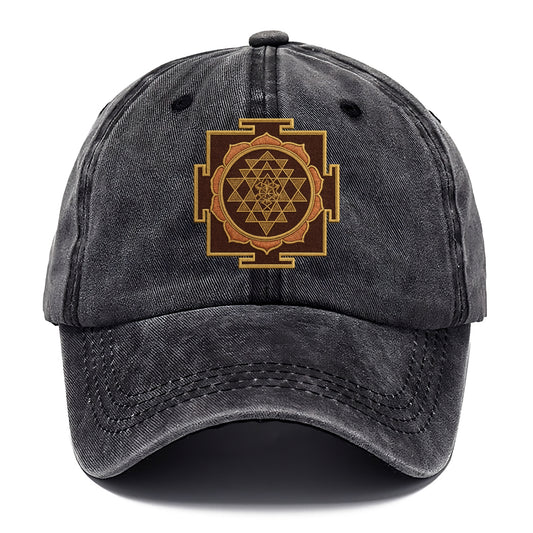 Sri Yantra  - Classic Cap - Graphite