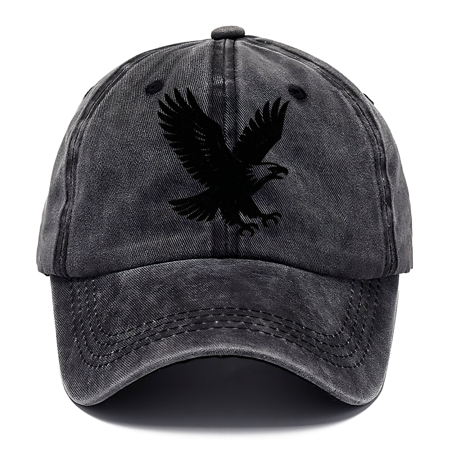 Eagle in flight - liberty and independence ink brushstrokes - Classic Cap - Graphite
