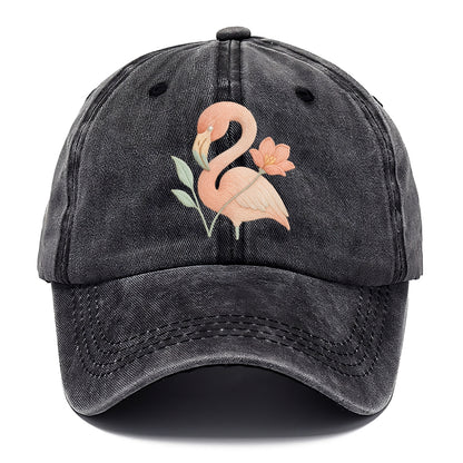 Peach Flamingo - Classic Cap - Graphite