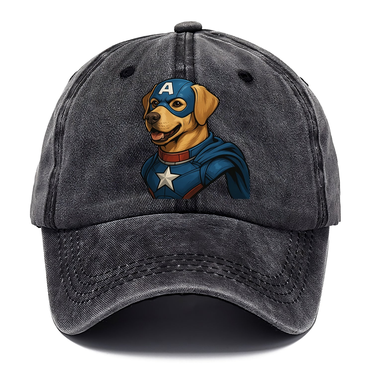 Labrador Patriotic Hero  - Classic Cap - Graphite