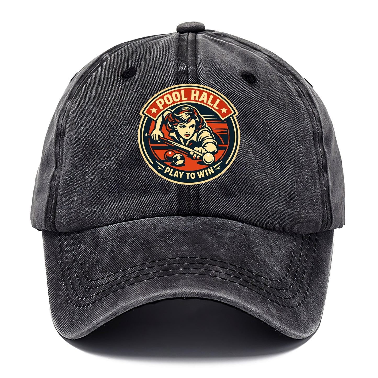 Cue Queen Emblem - Classic Cap - Graphite