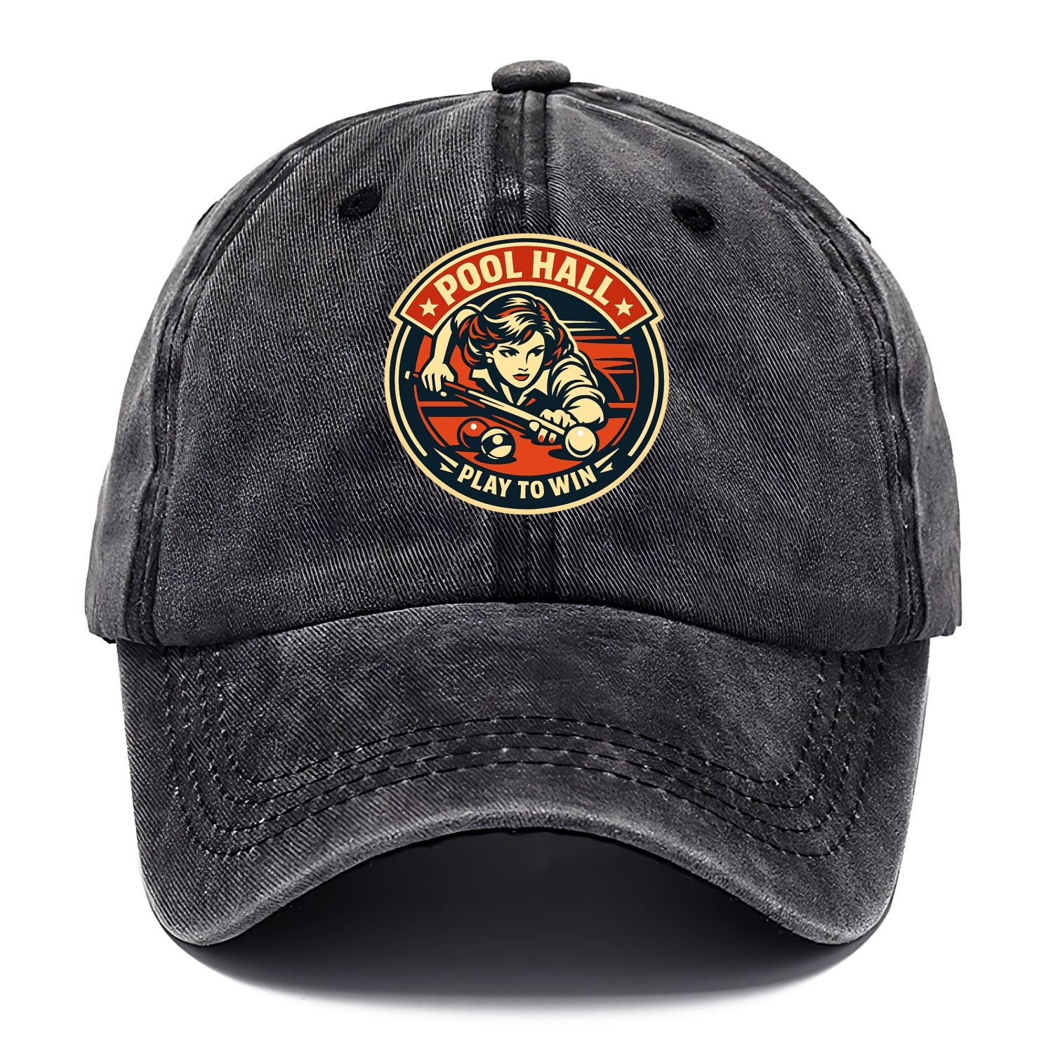 Cue Queen Emblem - Classic Cap - Graphite