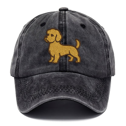 Dandie Dinmont Terrier Mustard Colored Pose Classic Cap - Graphite