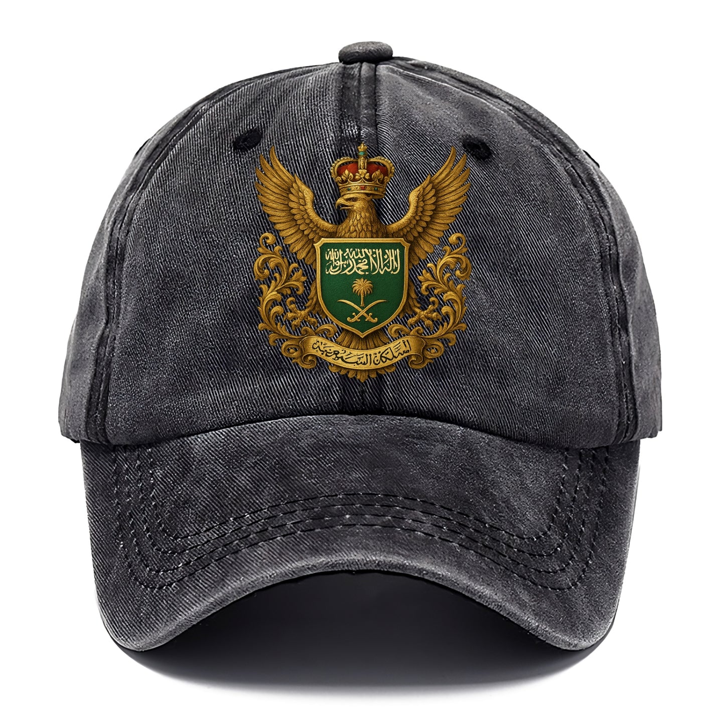 Saudi Arabia Heritage Badge  - Classic Cap - Graphite