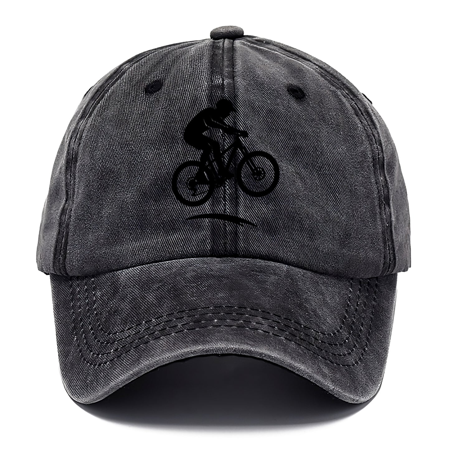 Mountain biker catching air - Classic Cap - Graphite