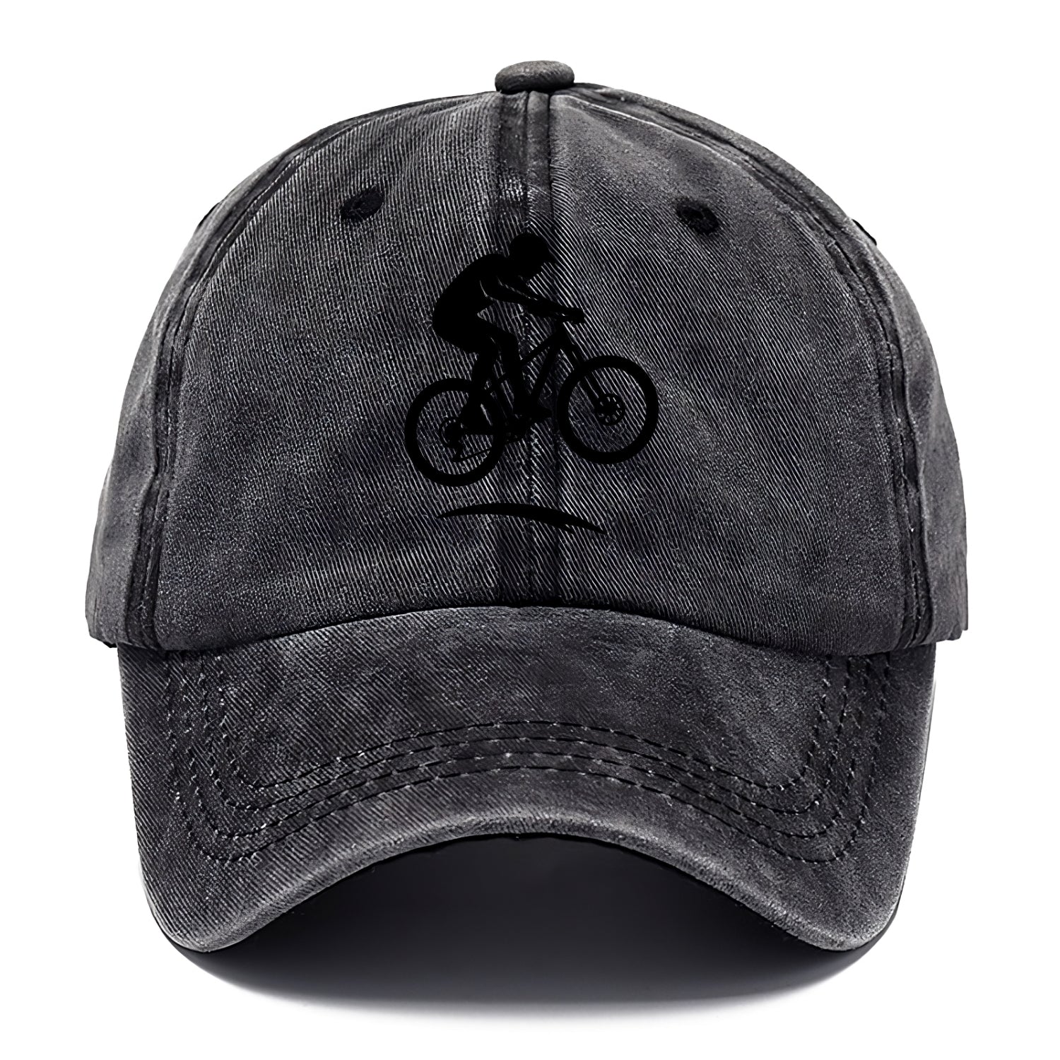 Mountain biker catching air - Classic Cap - Graphite