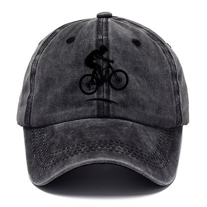 Mountain biker catching air - Classic Cap - Graphite